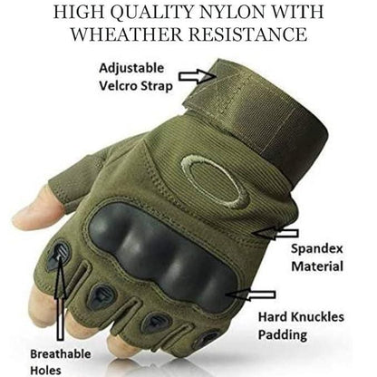 Gloves for Bike Riders/Cycling Leather Pair