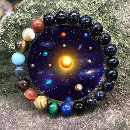 Galaxy Gem Beads Unisex Bracelet