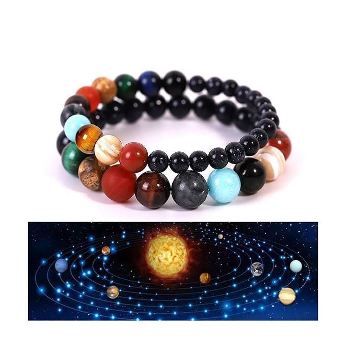 Galaxy Gem Beads Unisex Bracelet