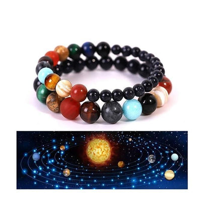 Galaxy Gem Beads Unisex Bracelet